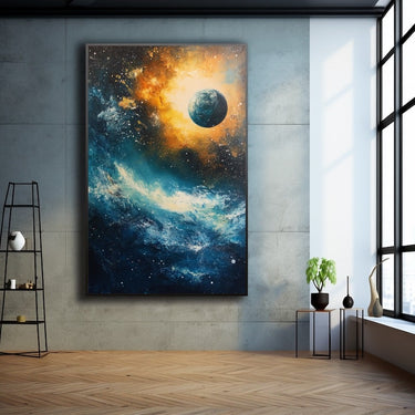 Planet Canvas Painting